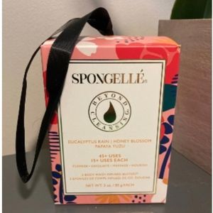 Spongelle 3 Pack Eucalyptus Rain, Honey Blossom, and Papaya Yuzu